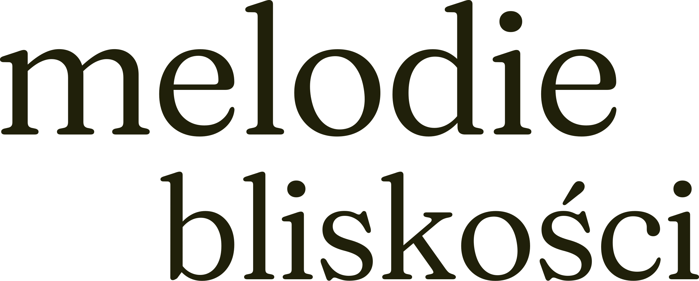 Melodie Bliskości – logo ciemne