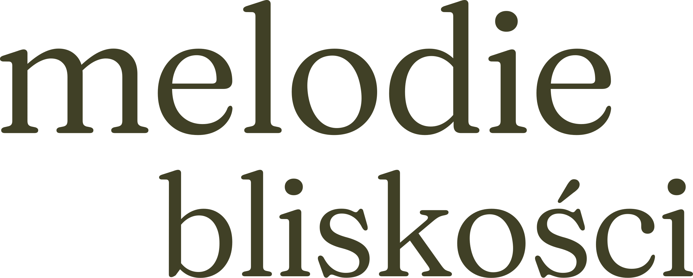 Melodie Bliskości – logo zielone